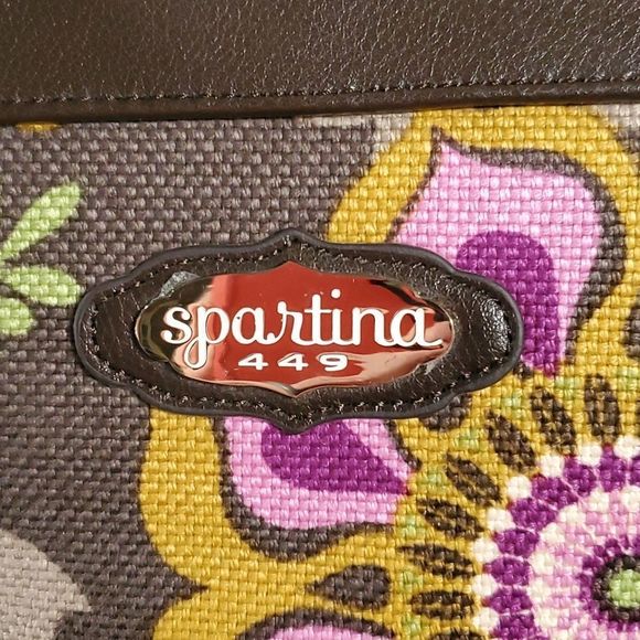 Spartina 449 Daufuskie‎ Island Maggie Large Linen Zippered Tote Bag Purse - Picture 2 of 11